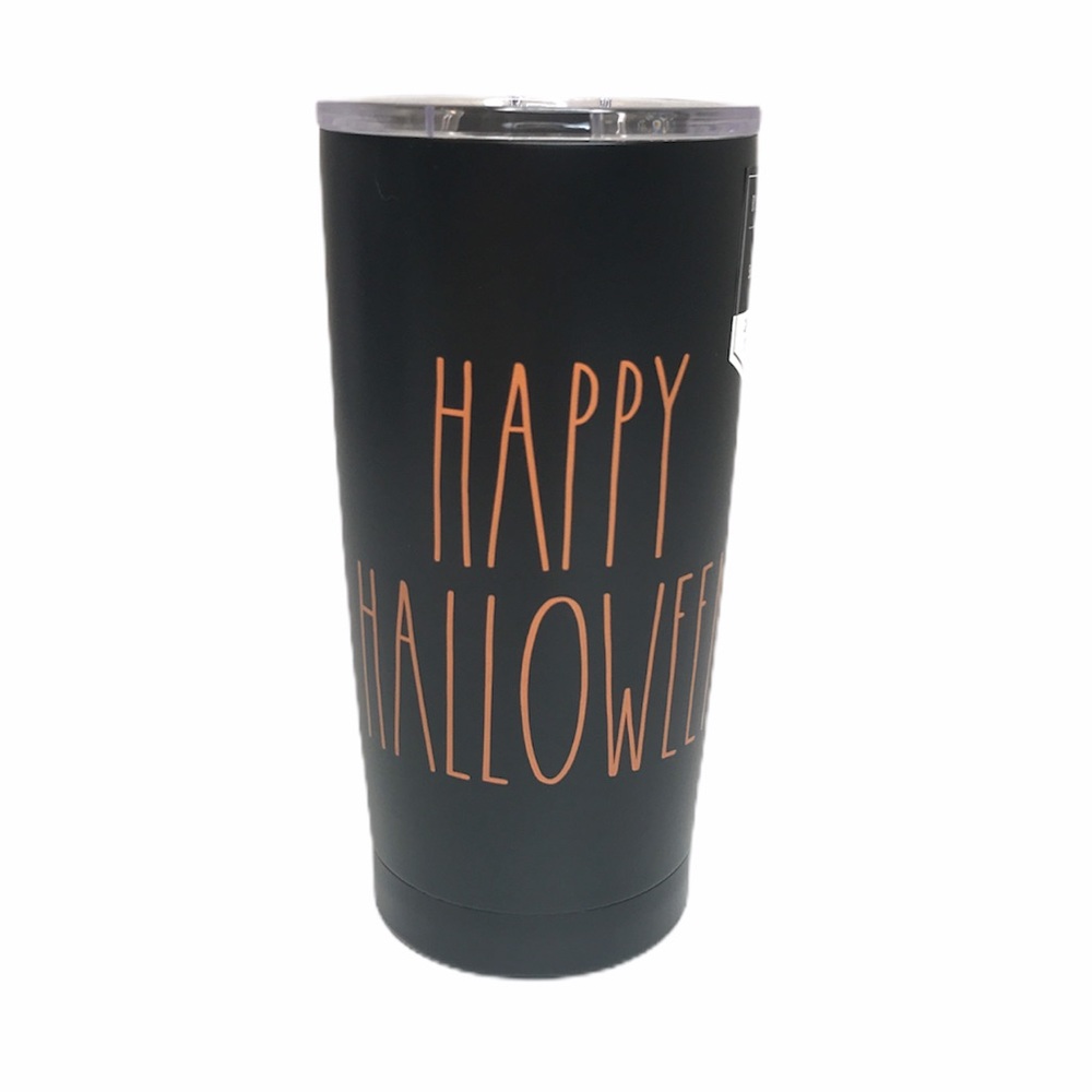 Rae Dunn Happy Halloween Tumbler, Black